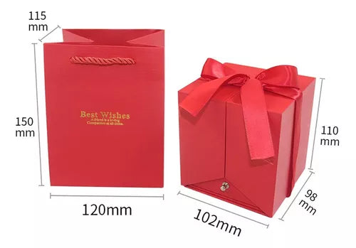 CAJA SORPRESA MAS UN SET TULIPAN