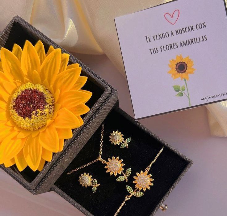 COLLAR GIRASOLES GIRATORIOS ANTI-ESTRES (personaliza tu combo con caja sorpresa)